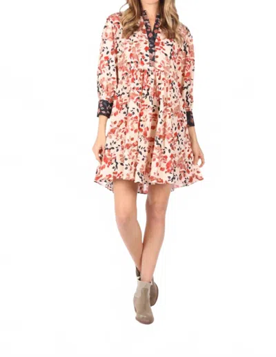 Bindu Leonor Dress In Wild Flower In Multi