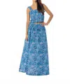 Bindu Parker Maxi Skirt In Azure In Blue