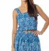 Bindu Parker Maxi Skirt In Azure In Blue