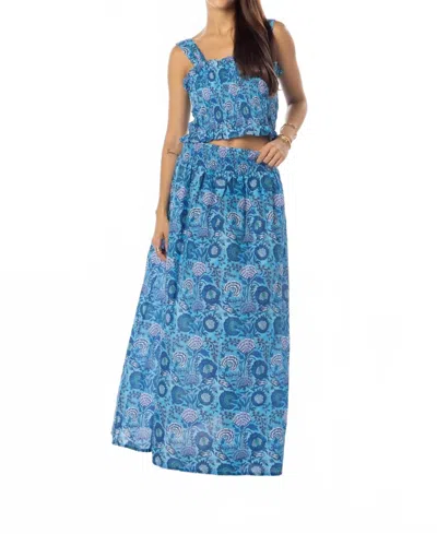 Bindu Parker Top In Azure In Blue