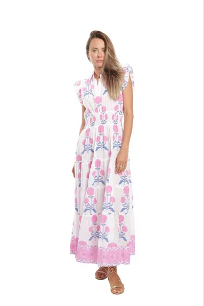 Bindu Paulina Dress In Cotton Candy In Pink