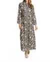 Bindu Sophie Maxi Dress In Moss In Multi