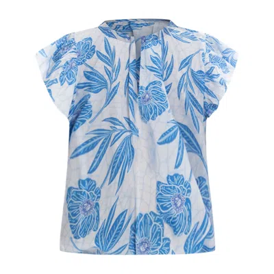 Bindu Women's Blue Marion Top - Riviera
