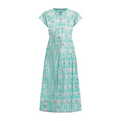 Bindu Women's Marina Dress - Turquoise In Blue