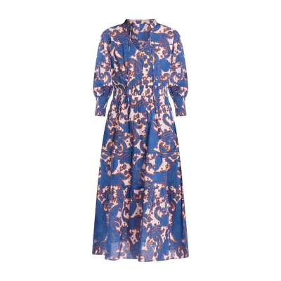 Bindu Women's Morella Dress In Cobalt Blue