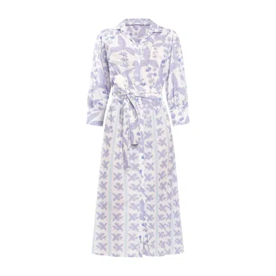 Bindu Women's Purple Larissa Dress - Lavender In Multi