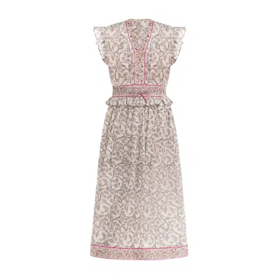 Bindu Women's Willow Dress- Summer Fresh In Neutral