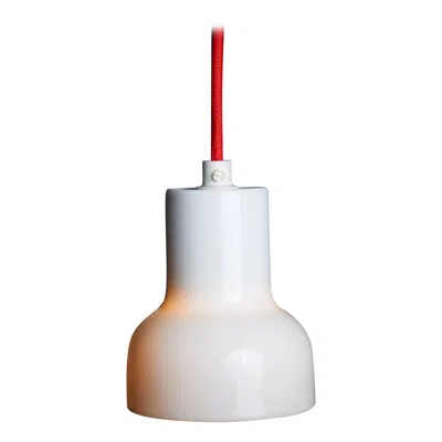 Pre-owned Bing & Grøndahl Porcelain Pendant Lamp By , Denmark In Transparent