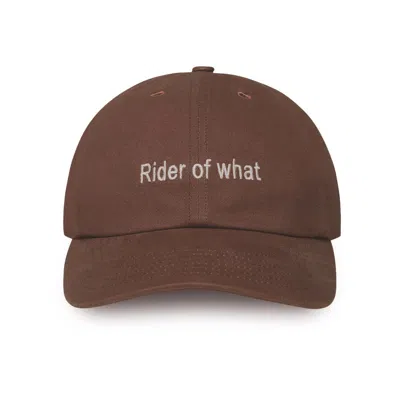 Bingin Diaries Women's Brown Cap011 Rider Of What
