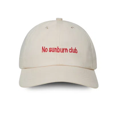 Bingin Diaries Women's Neutrals Cap009 No Sunburn Club In Gray
