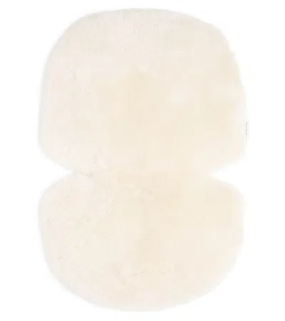 Binibamba Baby Snuggler® Shearling Stroller Liner In White