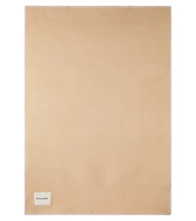 Binibamba Baby Wool Blanket In Sand
