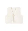 Binibamba Baby Wool Vest In White