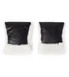 Binibamba Buggy Shearling Mittens In Black