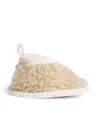 Binibamba Merino Wool Booties In Beige
