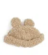 Binibamba Merino Wool Teddy Hat In Beige