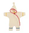 Binibamba X Bobo Choses Merino Wool Snugglesuit In White