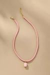 Binky And Lulu Corded Charm Necklace In Gold