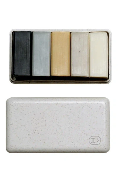 Binu Binu 5-pack Travel Soap Case In White