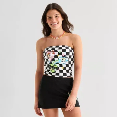 Bio Hk X Ppg Tube Top Womens Juniors Hello Kitty Tube Top In Black