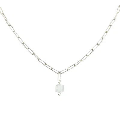 Bio-trimmings Women's Brandt Sparkle Silver Chain Frost Bio-gem