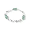 Bio-trimmings Women's Green Lorenz Cubic Zirconia Bracelet - Aqua In Green