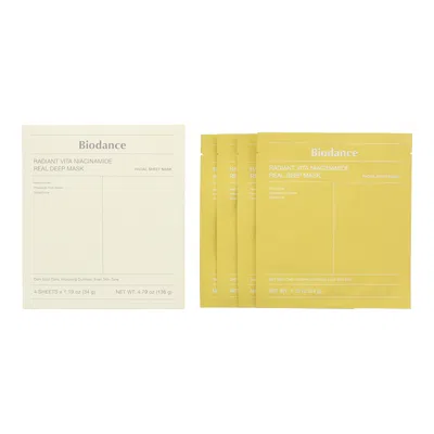 Biodance Ladies Radiant Vita Niacinamide Real Deep Mask Sheet Skin Care 8809937361466