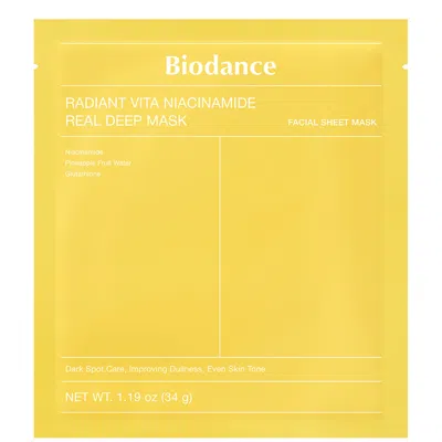 Biodance Radiant Vita Niacinamide Real Deep Mask (4 Pack)