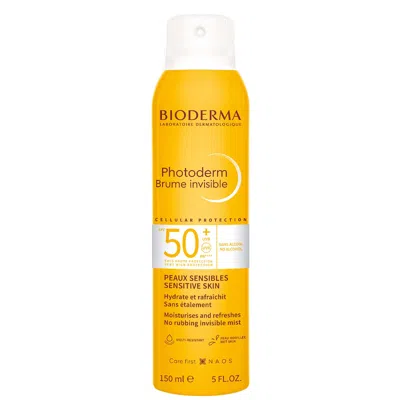 Bioderma Photoderm Max Invisible Mist Spf 50+ Moisturising Sunscreen For Sensitive Skin 150ml In White