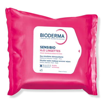 Bioderma Sensibio H2o Wipes Face Cleanser For Sensitive Skin