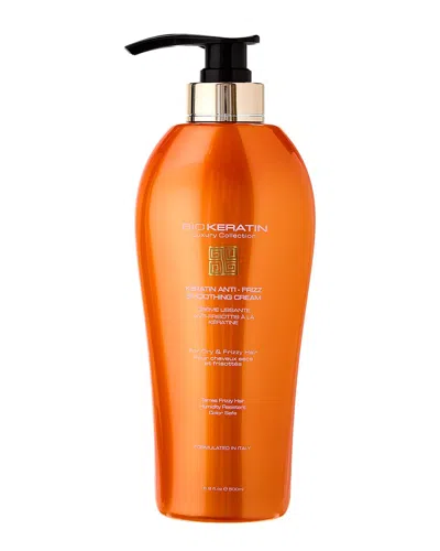 Biokeratin Unisex 16.9oz Bk Luxury Anti-frizz Smoothing Cream In White