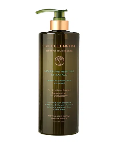 Biokeratin Unisex 33.8oz Bk Botanical Moisture Restore Shampoo In White