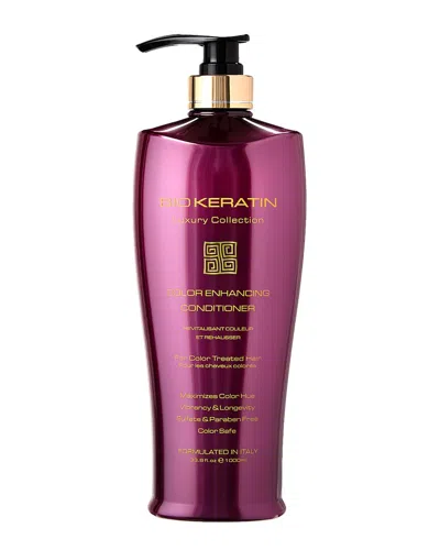 Biokeratin Unisex 33.8oz Bk Luxury Color Enhancing Conditioner In Transparent