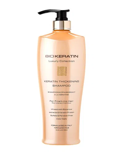 Biokeratin Unisex 33.8oz Bk Luxury Keratin Thickening Shampoo In Transparent
