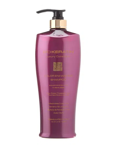 Biokeratin Unisex 33.8oz Bk Luxury Purple Color Enhancing Shampoo In Transparent