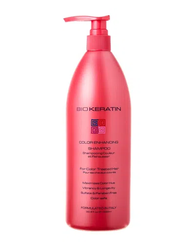 Biokeratin Unisex 33.8oz Color Enhancing Shampoo In White