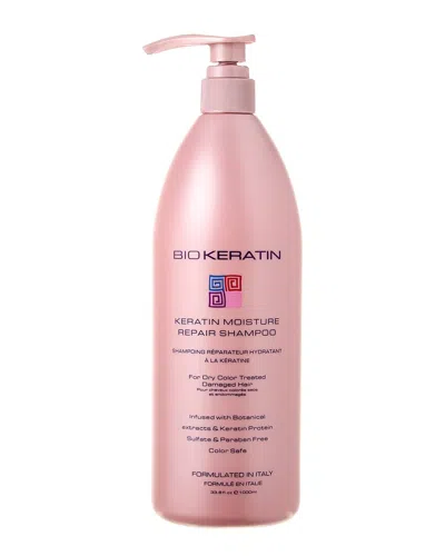 Biokeratin Unisex 33.8oz Moisture Repair Shampoo In White