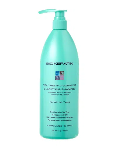 Biokeratin Unisex 33.8oz Tea Tree Invigorating & Clarifying Shampoo In White