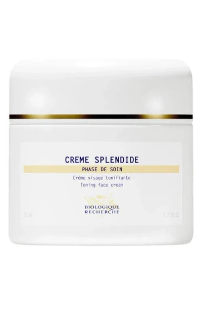 Biologique Recherche Creme Splendide Toning Face Cream In Transparent