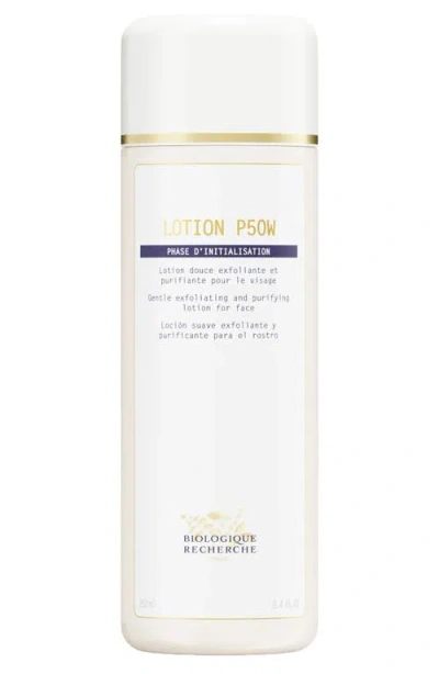 Biologique Recherche Lotion P50w Gentle Exfoliating Toner In Transparent