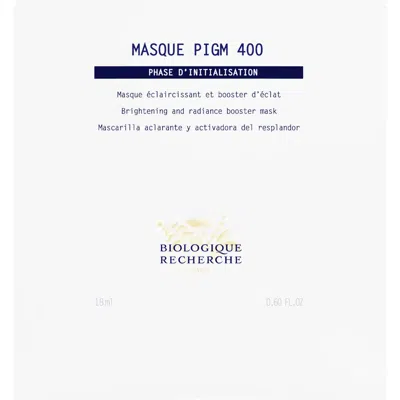 Biologique Recherche Masque Pigm 400 Brightening Booster Mask In White