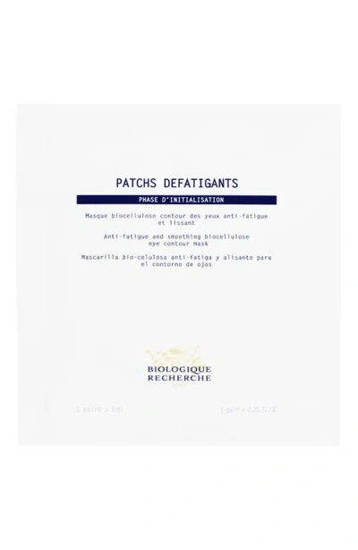 Biologique Recherche Patchs Défatigants Eye Contour Mask In Transparent