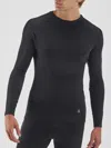 Bioma Crew Neck Base Layer M/l No Seams In Black