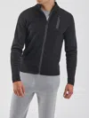 Bioma Mid-layer Merino Jacket In Black