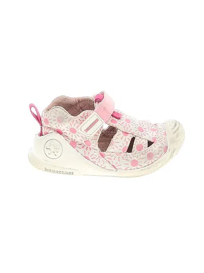 Pre-owned Biomecanics Kids' Sandals In Pink