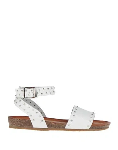 Bionatura® Bionatura Woman Sandals White Size 8 Leather