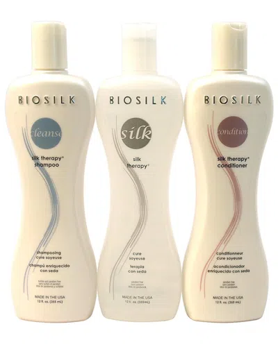 Biosilk Silk Therapy Trio In Transparent