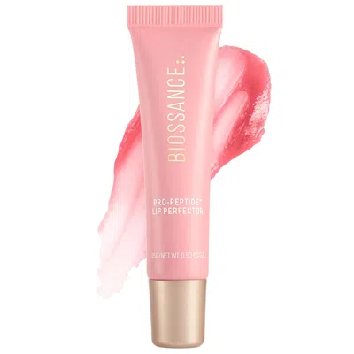 BIOSSANCE PRO-PEPTIDE HYDRATING LIP PERFECTOR BALM WITH HYALURONIC ACID BLUSH QUARTZ 0.5 OZ / 15 G