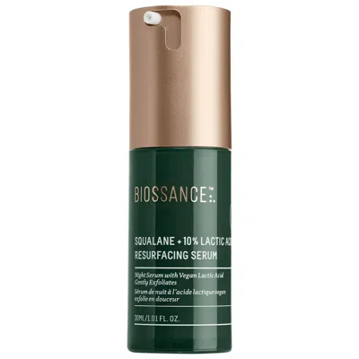 BIOSSANCE SQUALANE + 10% LACTIC ACID RESURFACING SERUM 1.01 OZ / 30 ML,2315133