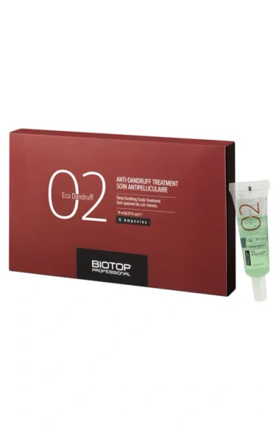 Biotop Professional 02 Eco Dandruff Anti-dandruff Treatment Ampoules In Red